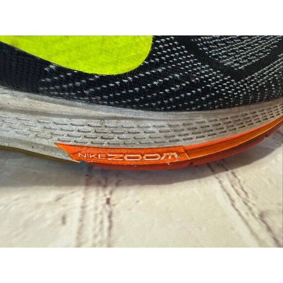 Nike Zoom Structure 18 Sneakers Black Neon Yellow Orange Running Men\'s Size 11.5 main image 9